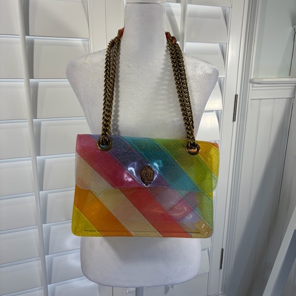 Kurt Geiger Handbags - Kurt Geiger Vinyl Kensington Rainbow Bag